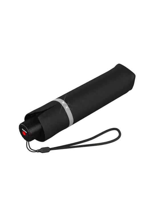 Knirps Rookie Manual Reflective Umbrella - Black
