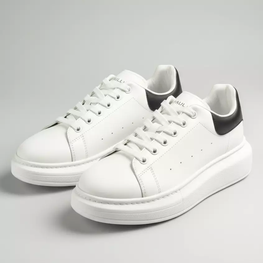 PAULMAY - Sepatu Sneakers Pria Wanita Orlando White Black