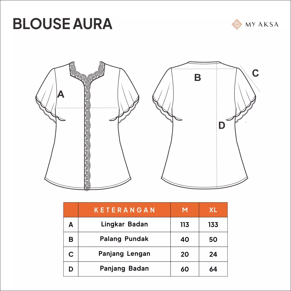 My Aksa Batik Blouse Rayon Wanita Aura Black