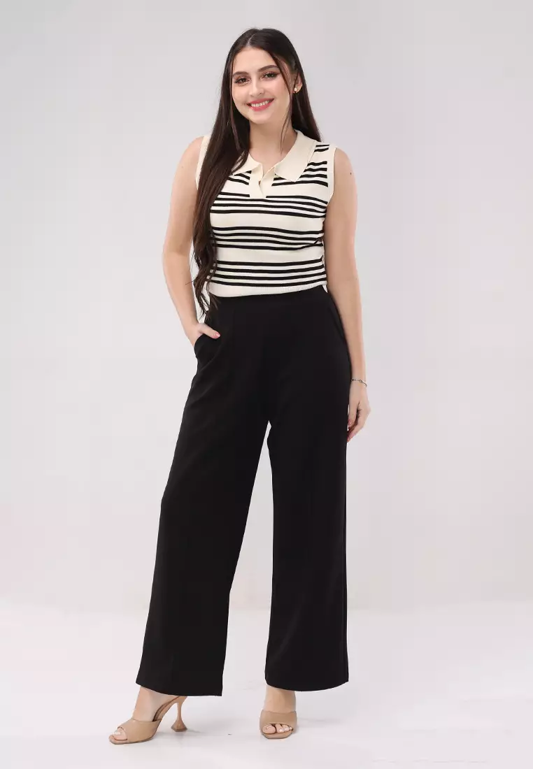 Colored Wide Leg Pants Ladies
