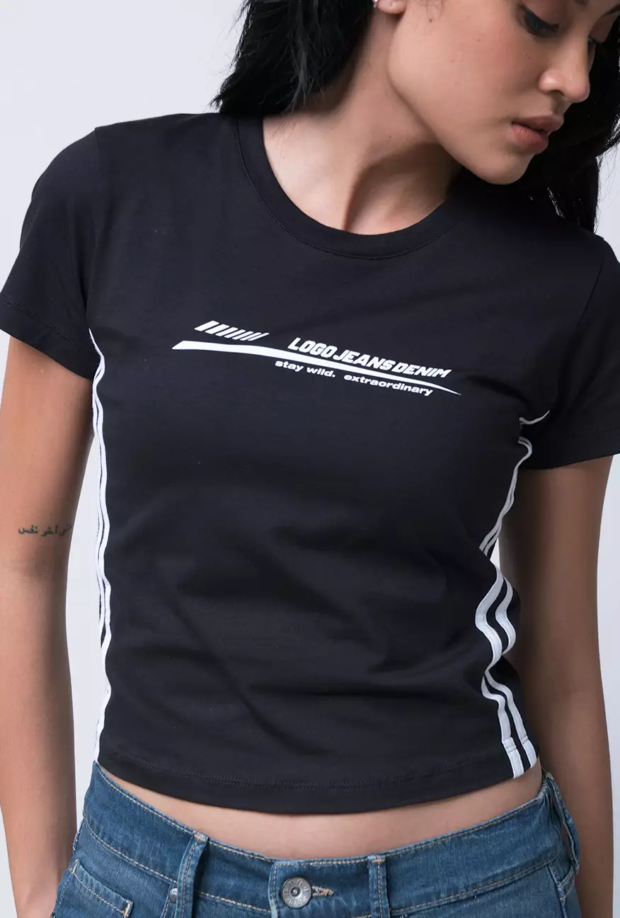 Kaos Wanita Bayla Black