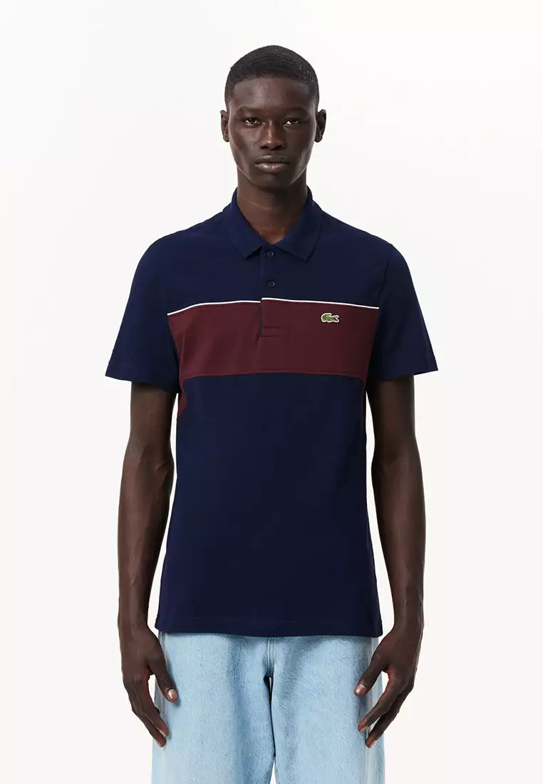 Lacoste color block polo best sale