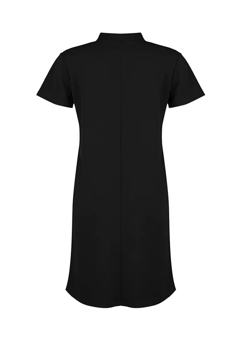 Pocket Detailed Midi Dress