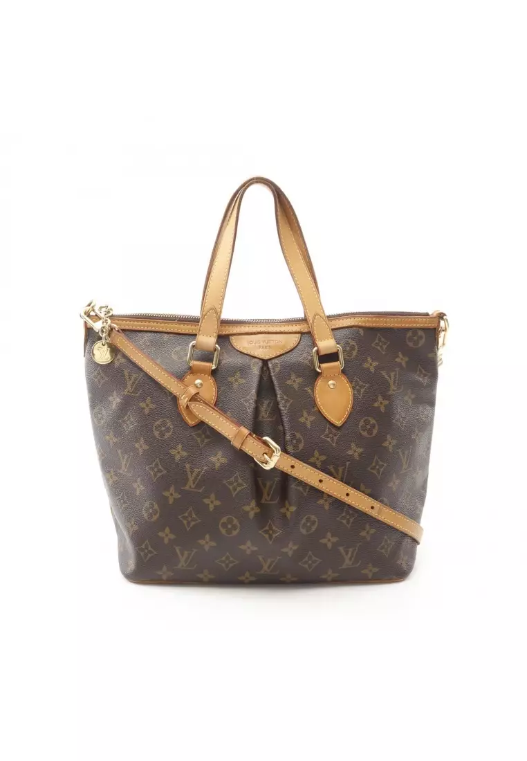LOUIS VUITTON / パレルモPM_モノグラム・キャンバス/PVC/ブラウン Buy Louis Vuitton Pre-Loved Louis Vuitton Palermo PM monogram