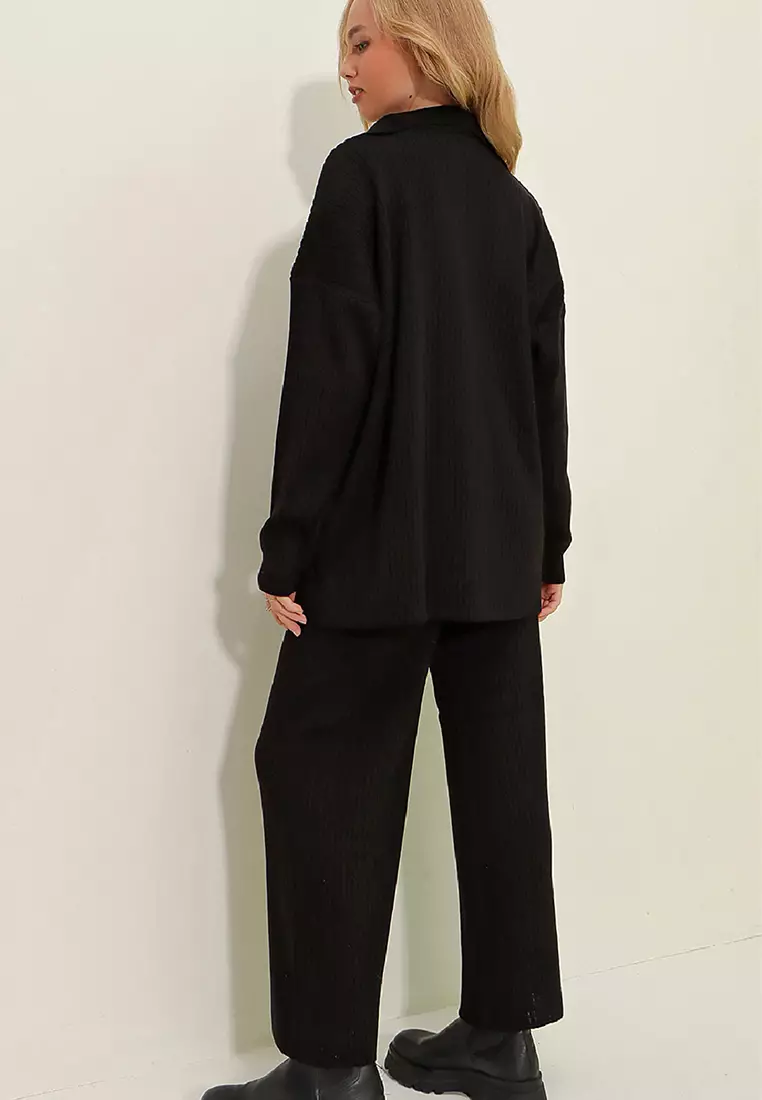 Knitted Top & Bottom Set