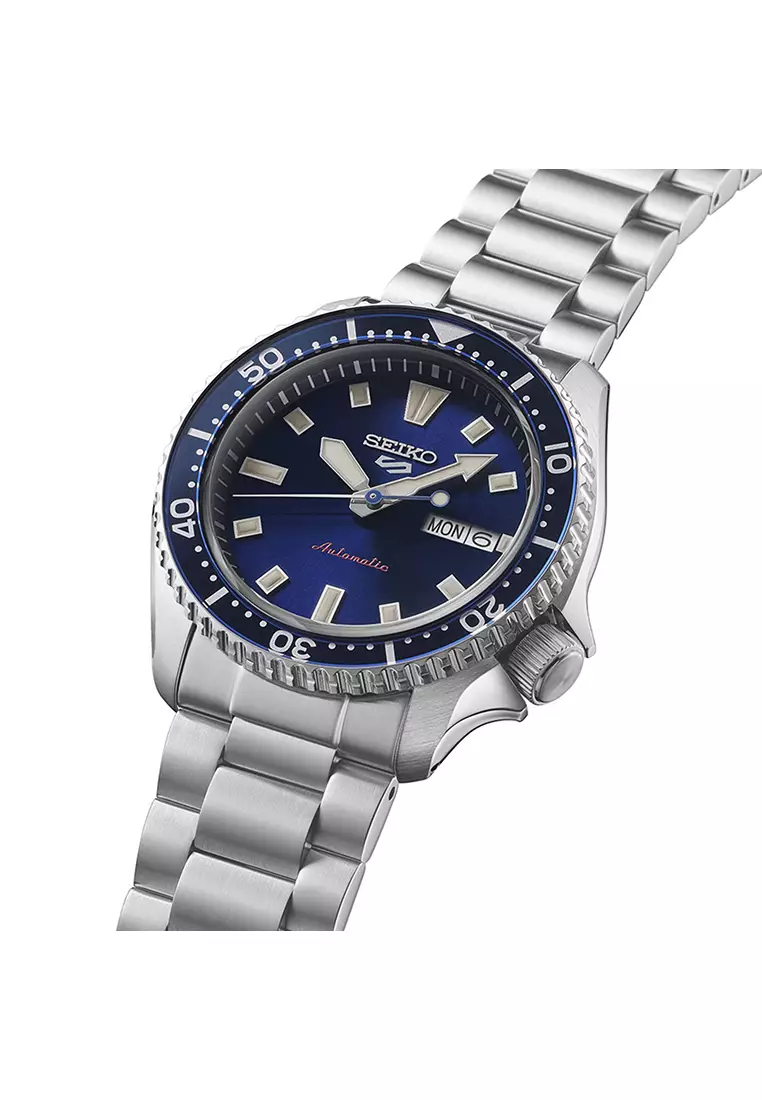 5 Sports SKX Redux Koniro Blue Automatic Men’s Watch – Blue Dial, Stainless Steel Band, SRPL83K1