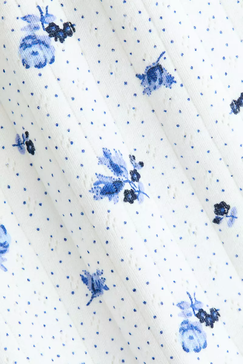 Cotton pointelle pyjamas
