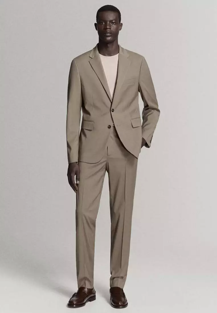 Milan Slim-Fit Suit Trousers