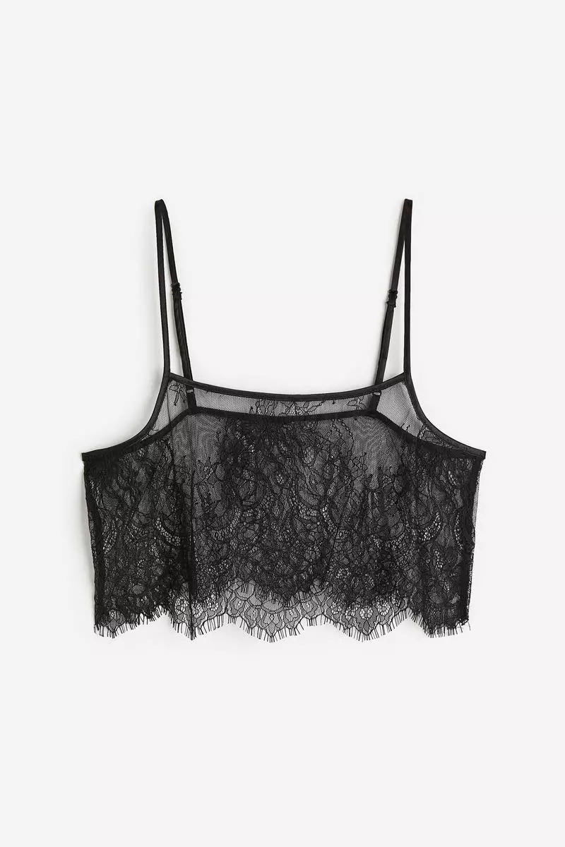 Buy H&M Lace crop top 2024 Online ZALORA Philippines