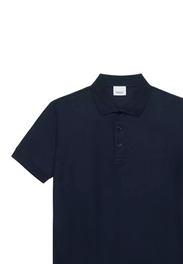 男士短袖POLO海軍藍色80922701