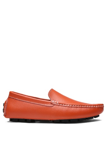 Twenty Eight Shoes orange Leather Loafers & Boat Shoes YY9668 1F22FSHA340B3FGS_1