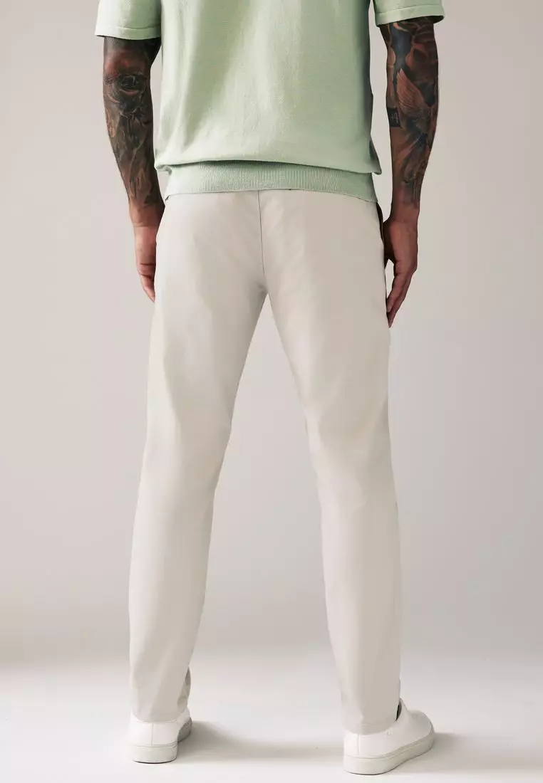 Slim Fit Stretch Chino Trousers