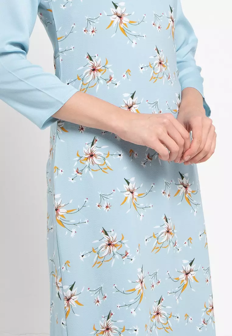 AZZAR Kiki Maxi Dress In Blue