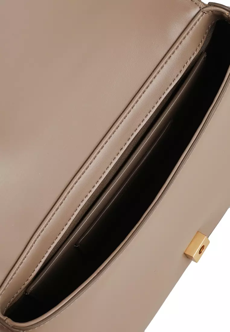 絎縫商標鏈條手袋 - Calvin Klein 配飾