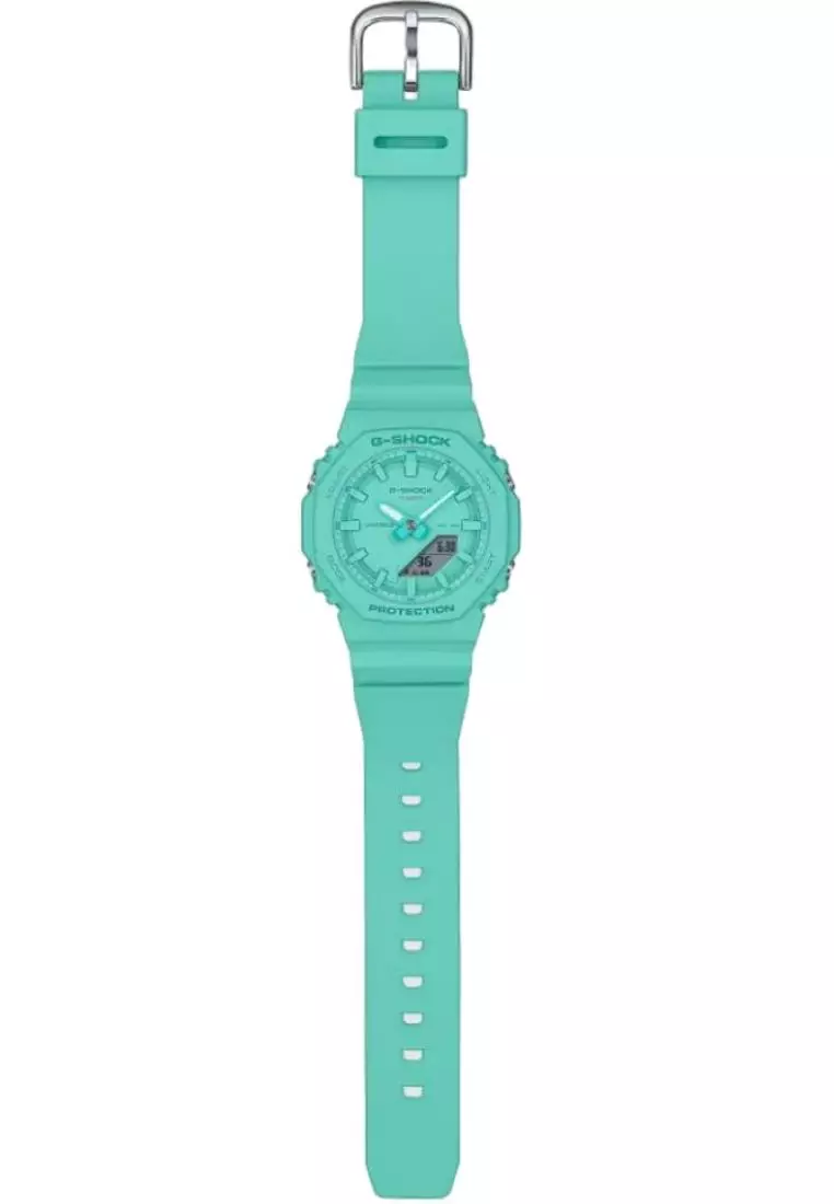 Casio G-Shock Green Resin Strap Women Watch GMA-P2100-2ADR-P