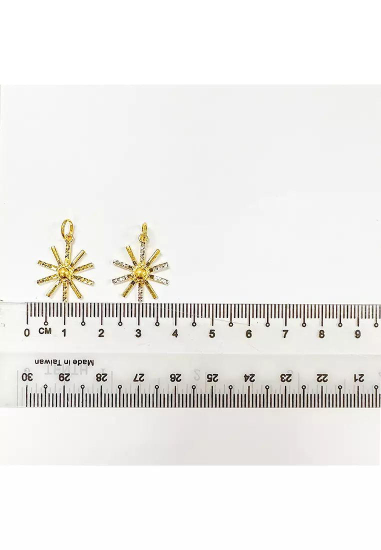 916/22K Gold Descendant of the Sun Pendant B106