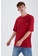 DeFacto red Oversize Fit Crew Neck Pocket Short Sleeve Cotton T-Shirt 5F352AAE65FD52GS_3