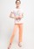 Puppy pink and orange Pyjama Pijama Short Sleeve Long Pants Sleepwear 90E69AAC0F2656GS_4