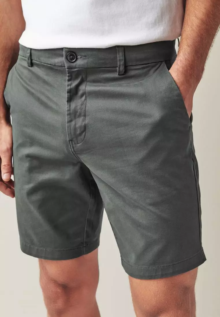 Stretch Chinos Shorts Straight Fit