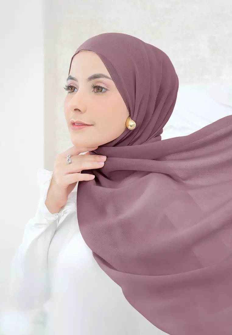 Cotton Bee - Ramya Shawl | Pashmina Viscose - Mellow Mauve