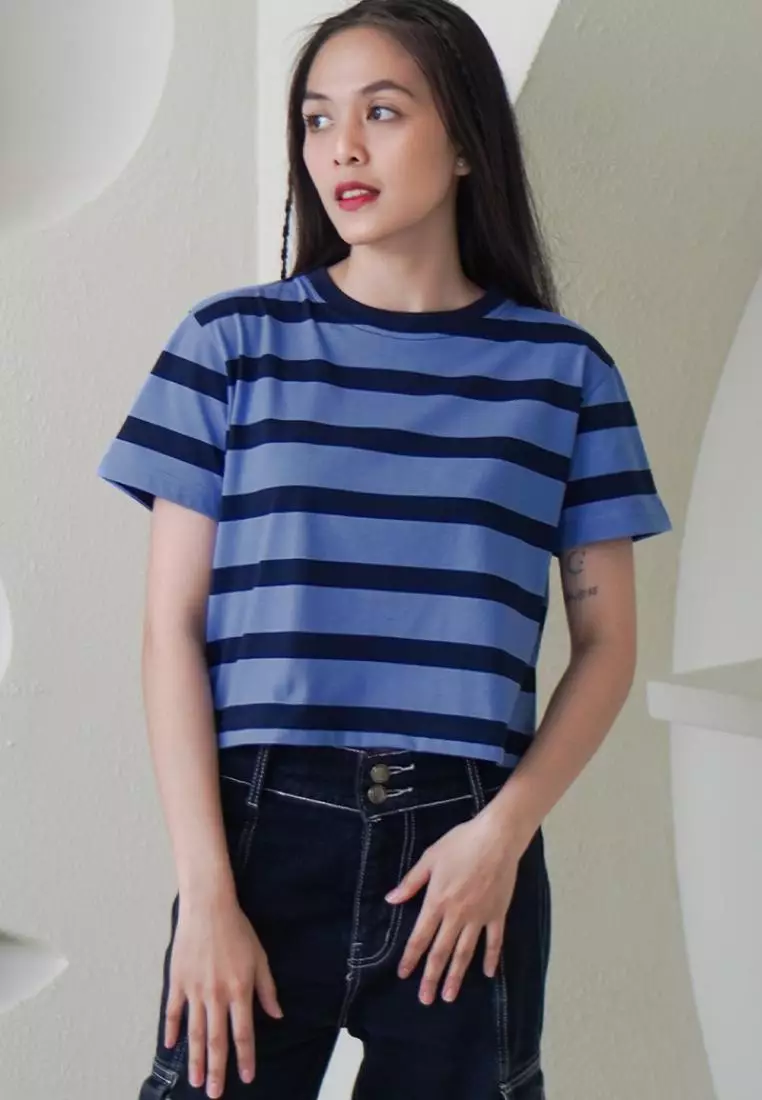 Matsuda Kaos Crop top katun Hollis