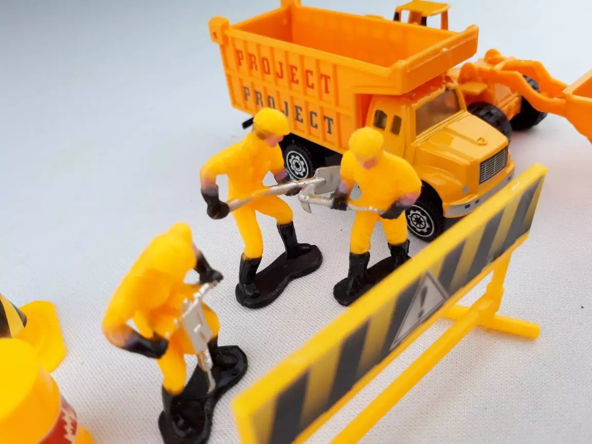 10pcs Mainan Anak Die Cast - Road Work