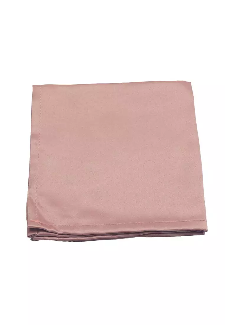 Houseofcuff Dasi Kupu Bowtie Pocket Square Saputangan Coklat A05