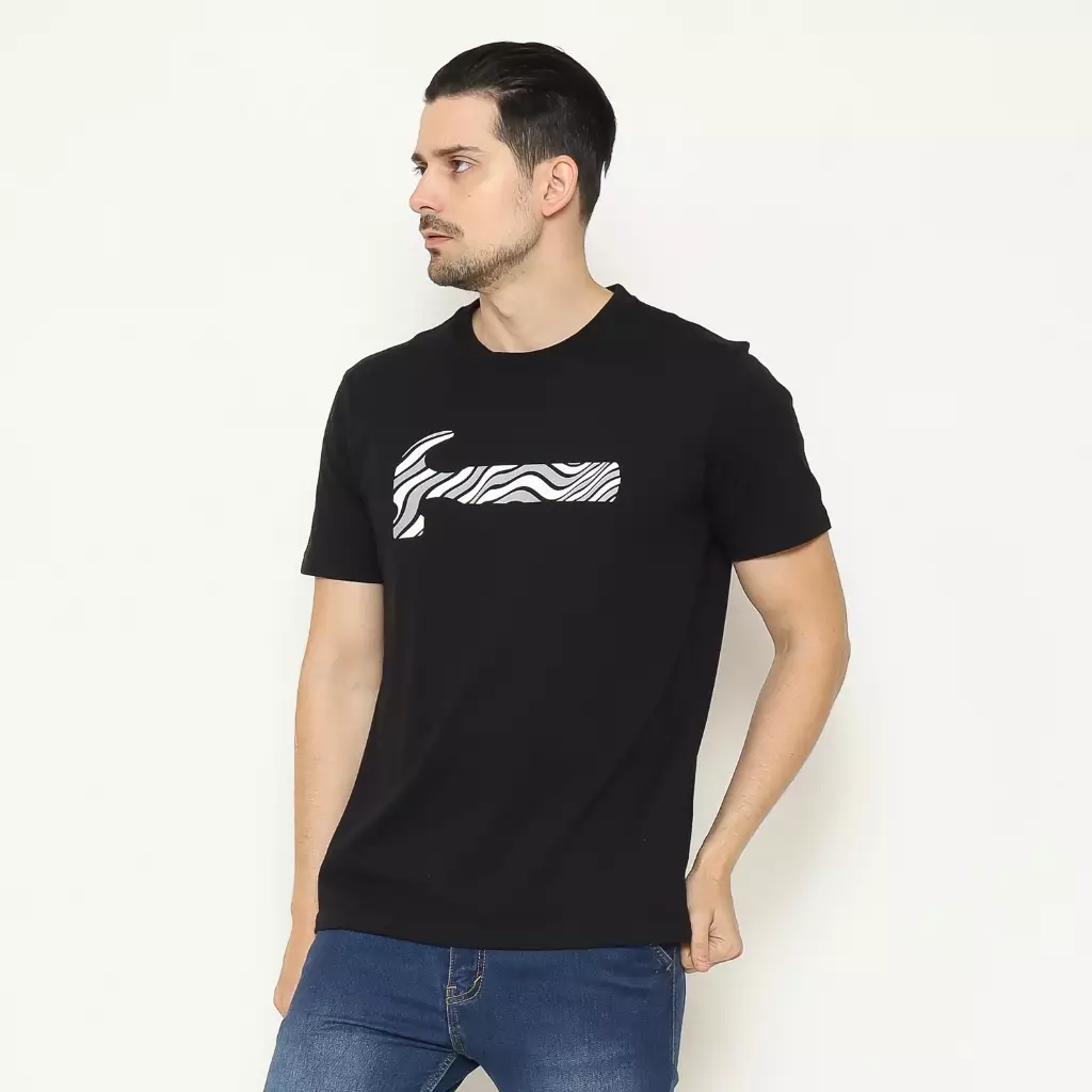 Hammer Men Graphic T-Shirt Z1TI046H1 | Kaos Reguler Fit Pria Hitam