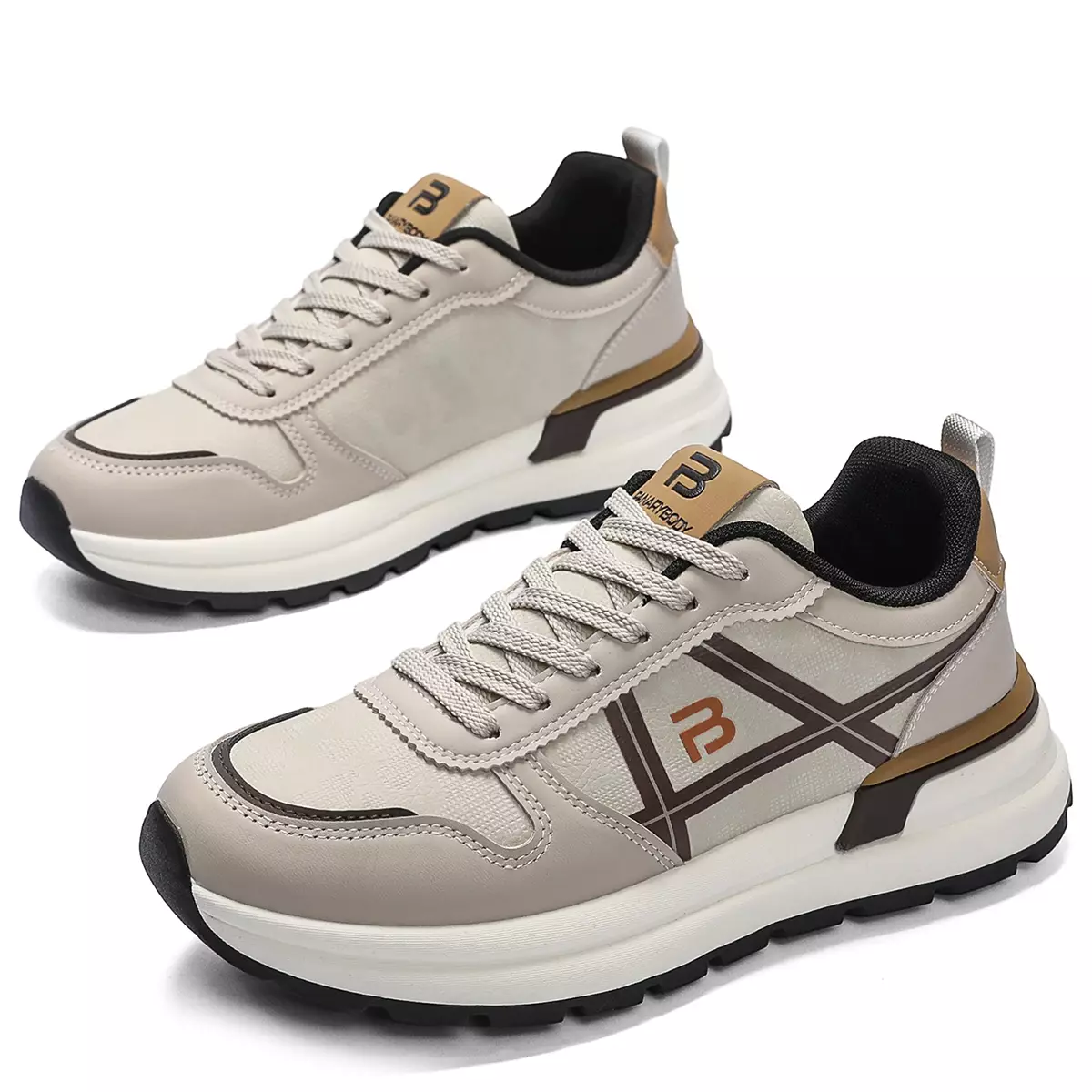 Sneakers Cowok Bertali Casual Pelajar Sepatu Pria Kekinian Fashion QNA2523