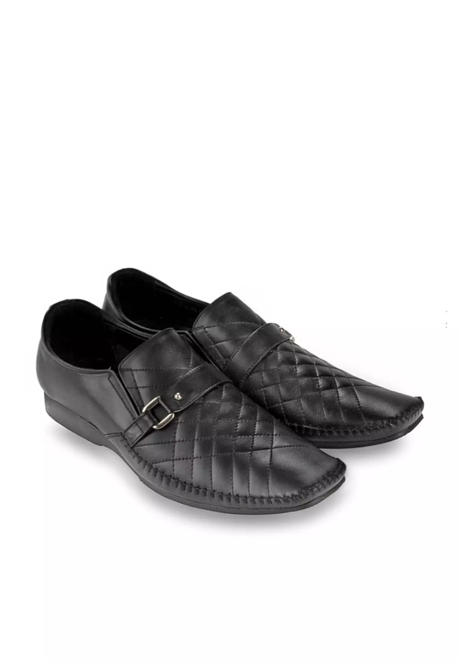 Ivan Sepatu Semi Formal Pantofel Pria Kulit Asli