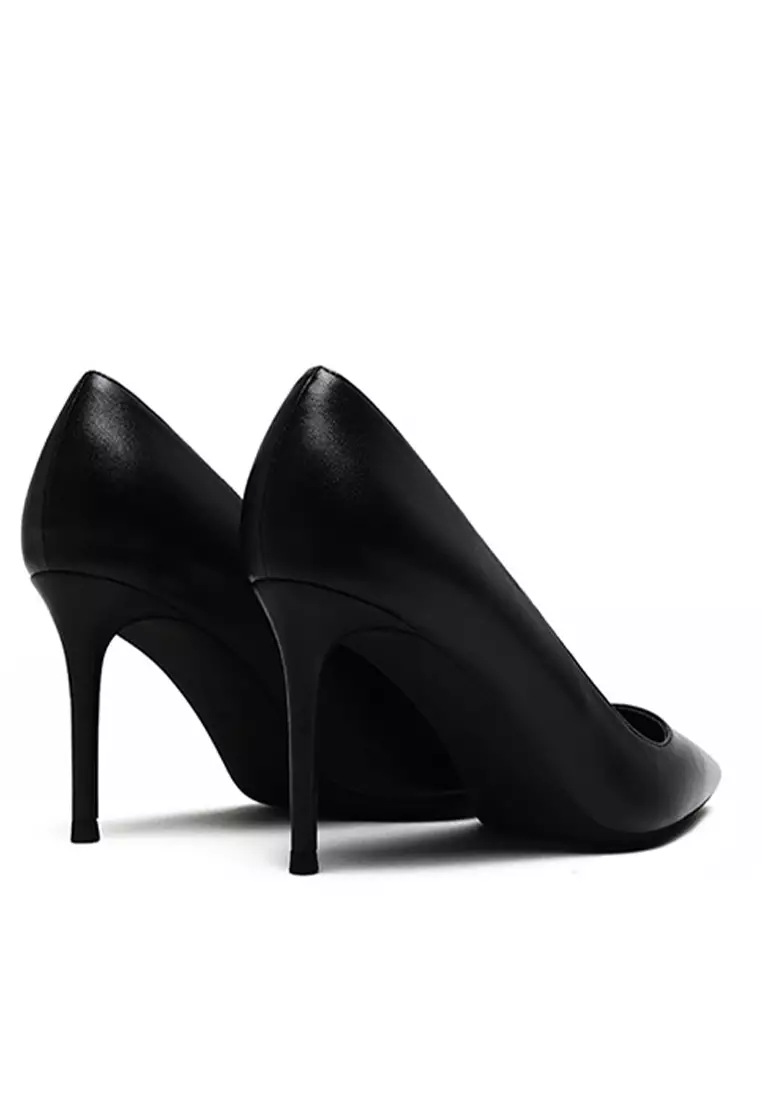 8CM Uniform Pointed High Heel Shoes HZL181