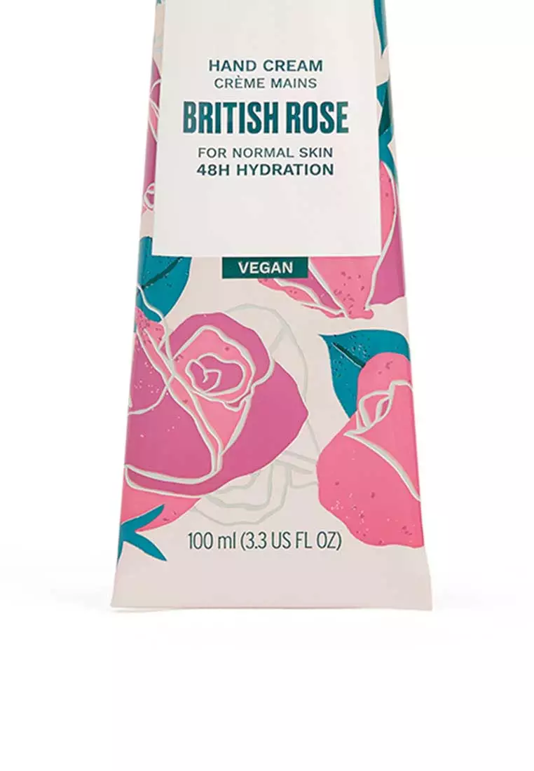 British Rose Hand Cream (100ml)