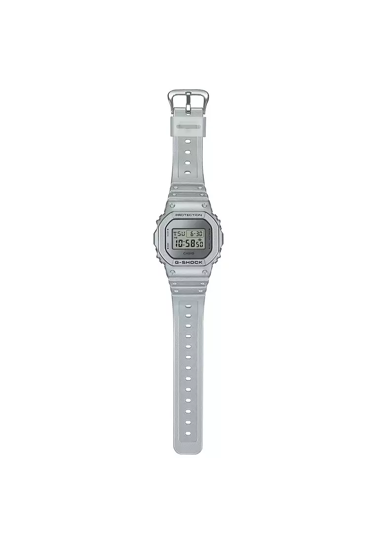 G-SHOCK DW-5600FF-8 Men's Metallic Silver Resin Band Sport