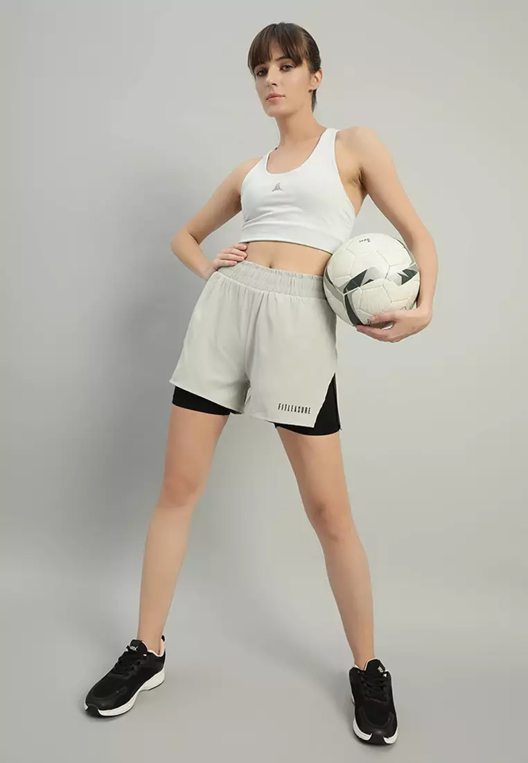 女式 DualFlex 二合一训练短裤