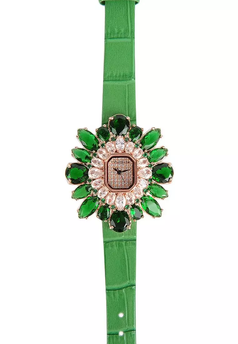 Snow Fashion Watch in Green for Women