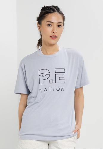 P.E Nation 灰色 Heads Up T恤 4165CAACBFECFFGS_1