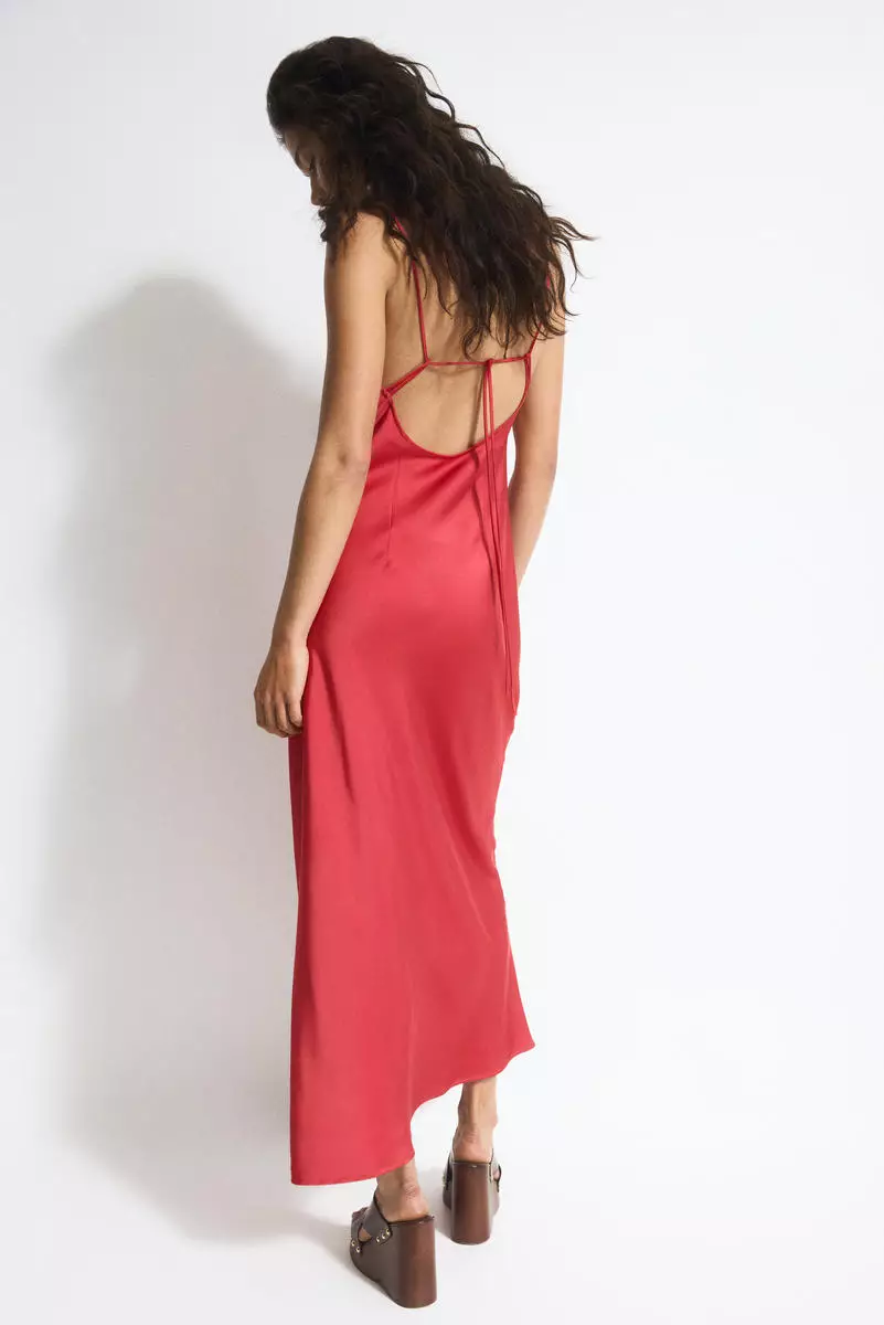 Tie-detail maxi dress