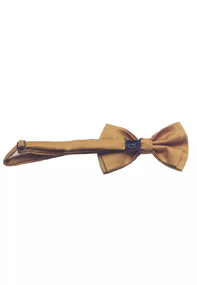 Houseofcuff Dasi Kupu Bowtie Pocket Square Saputangan Emas A14