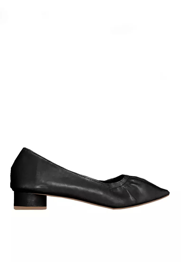 Discount on Twenty Eight Shoes  shoes - SKU: VANSA Elastic Ruffled Mid-Heel Shoes  VSW-F911