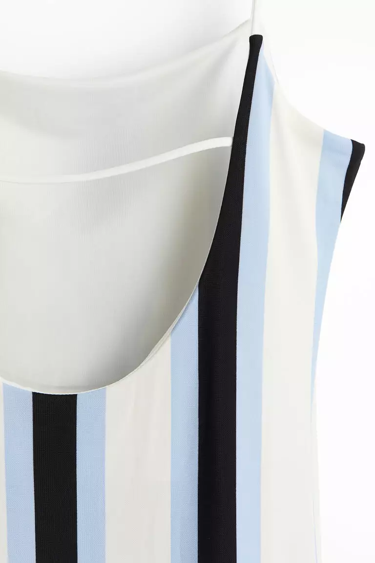 Tie-strap midi dress