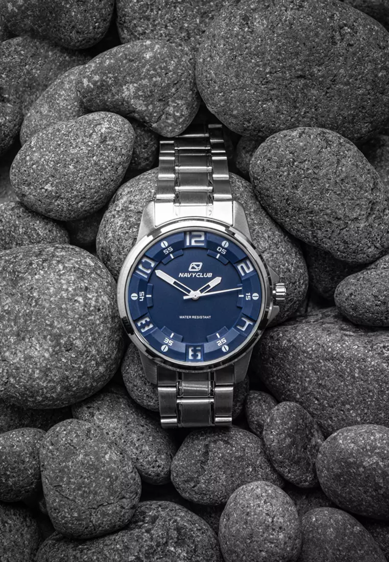 Navy Club Jam Tangan Pria Moreno- Stainless Steel Strap