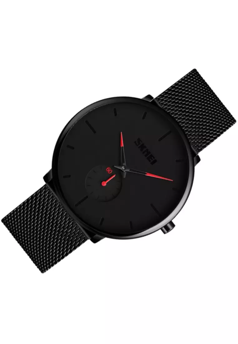 Jam Tangan Analog Pria Waterproof Strap Tali Material Stainless Steel GN14 ORIGINAL