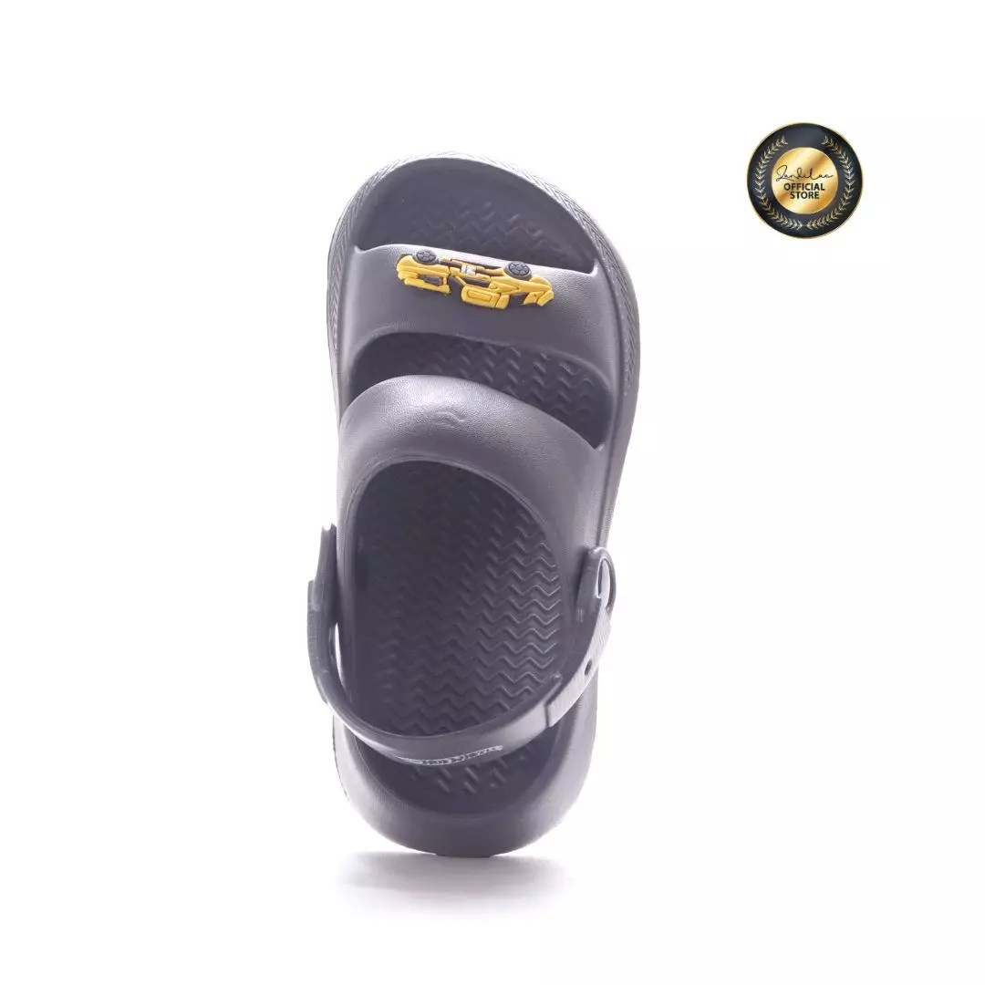 HOTWHEELS - SANDAL LAKI ANAK CH730169LK BAKPAO FULL KARET - ABU TUA