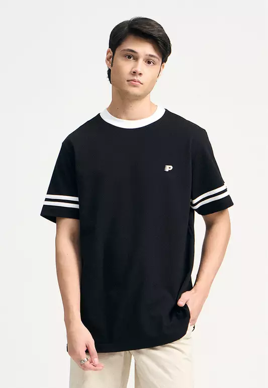 Regular Fit T-shirt with Contrast Details