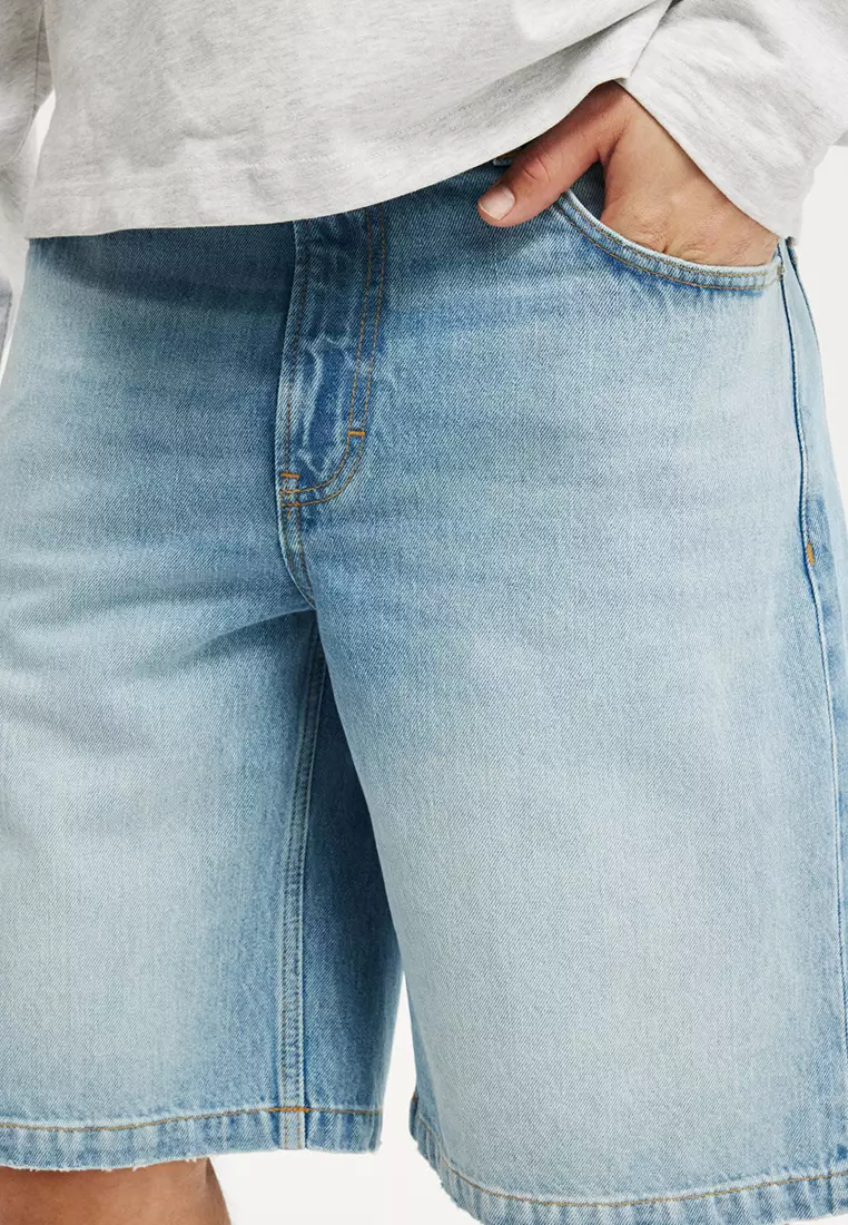 Baggy Denim Shorts
