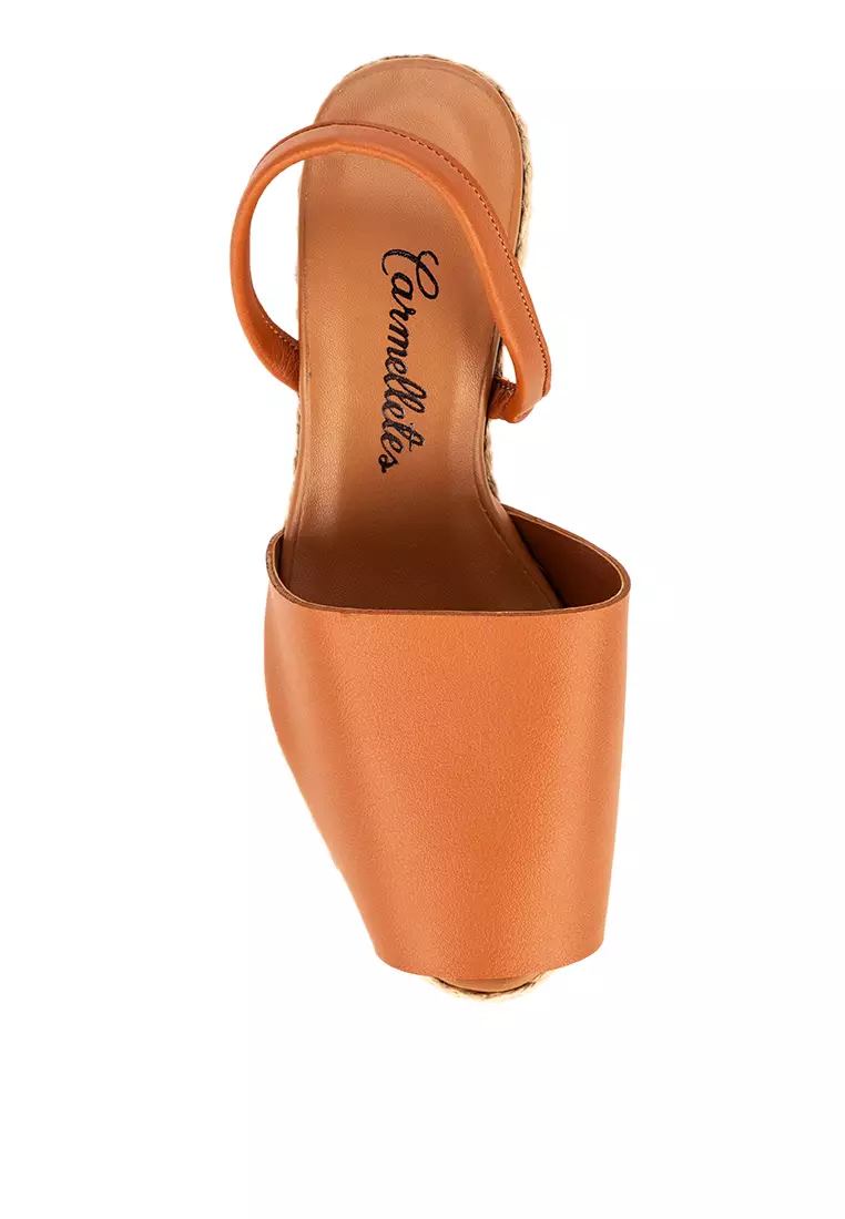 Sling Back Wedge Sandals