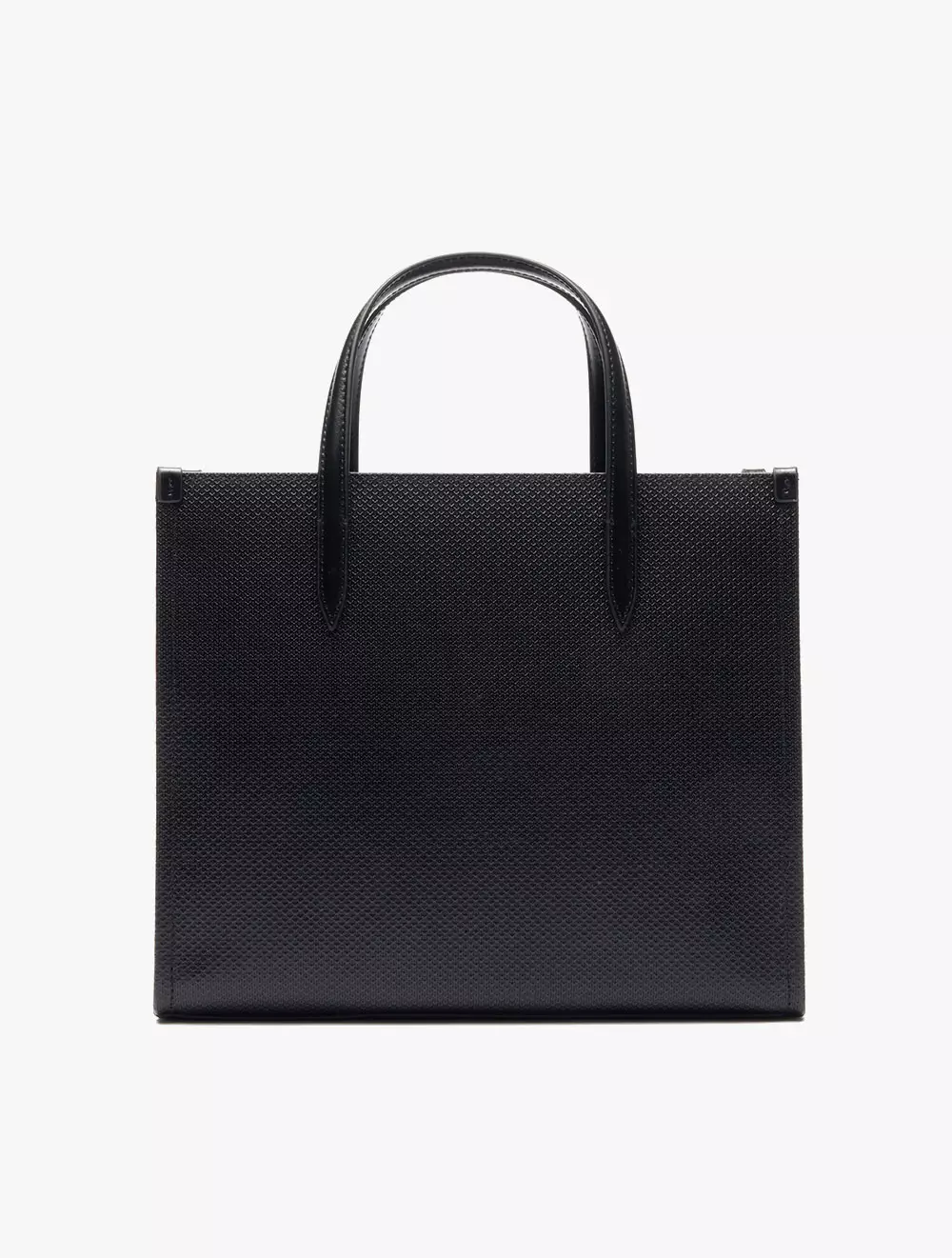 Jual Lacoste Small Chantaco Leather Tote Black Original 2024 ZALORA