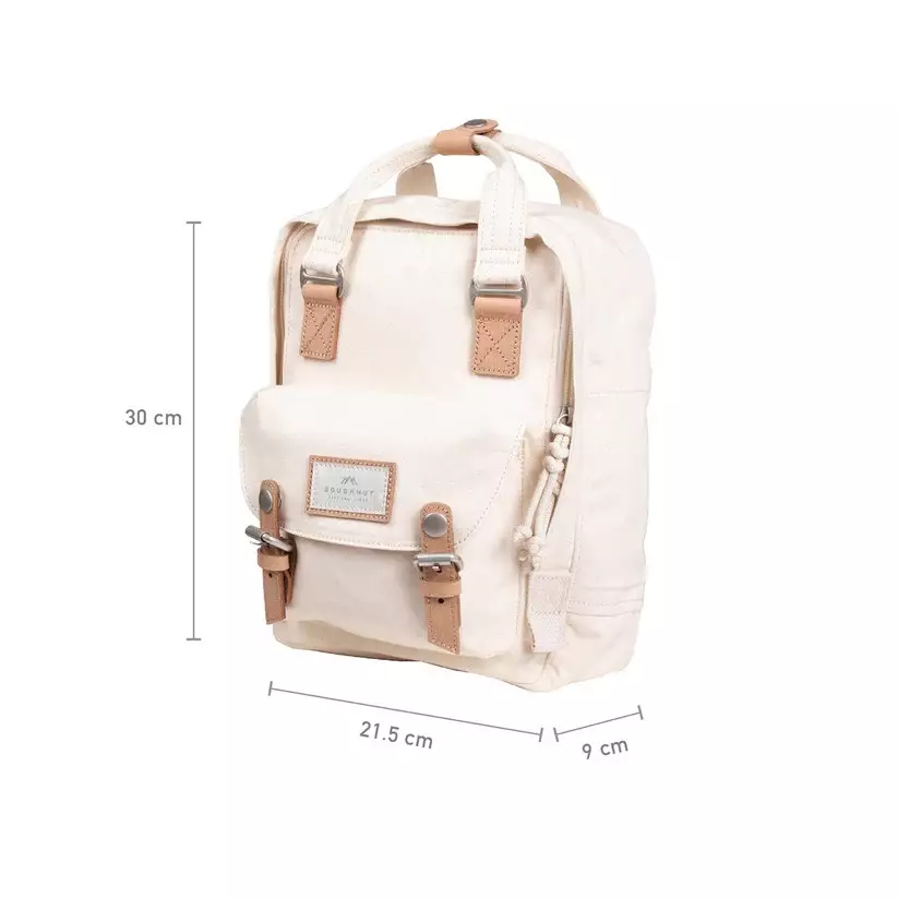 Doughnut Macaroon Mini Organic Cotton Series Backpack Beige D124OC-0011-F