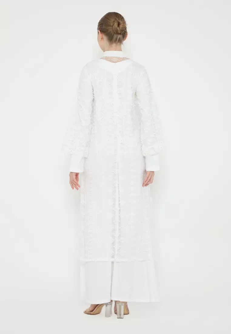 Maira Oter Brokat Putih