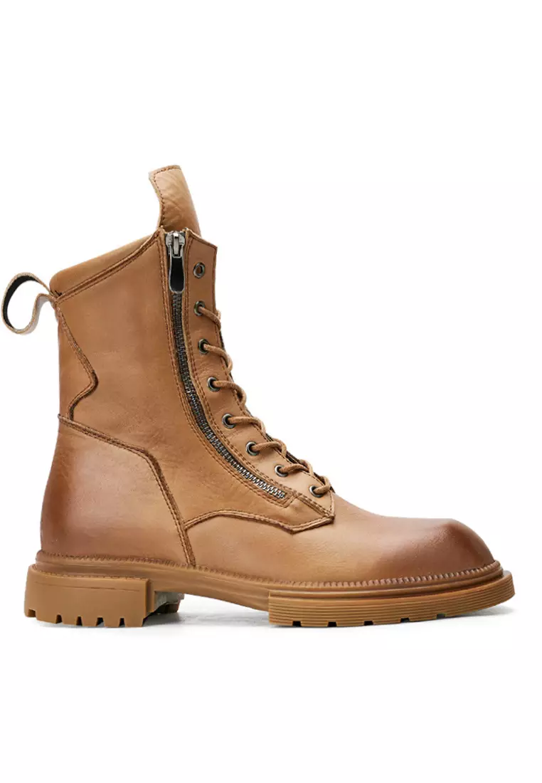 Discount on Twenty Eight Shoes  shoes - SKU: VANSA Fashion Style Leather Martin Boots  VSM-B20169